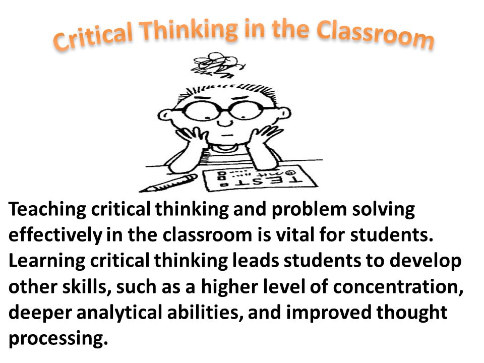 Critical thinking skills for education students (study skills in education)